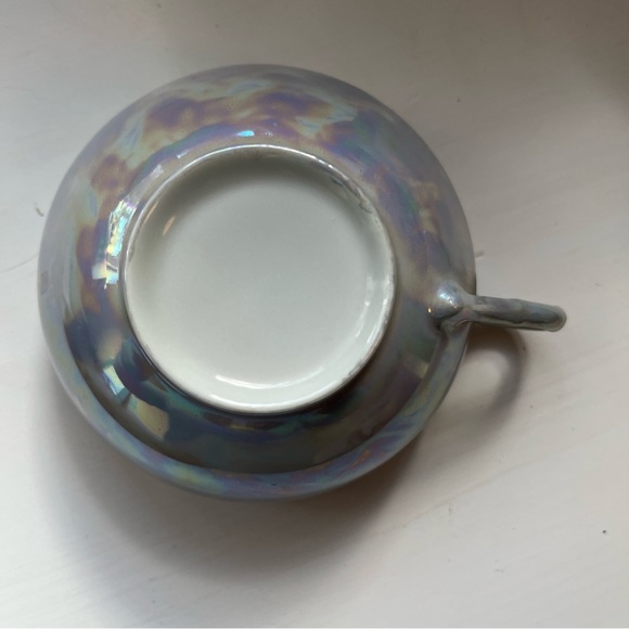 Set of 4 Vintage Lusterware Coffee Cups.  Delicate and rare. - Picture 3 of 3